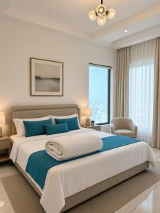 Hotel linen supplied by Al Mughni Trading